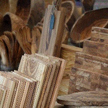 Couverts de service en bois d’olivier